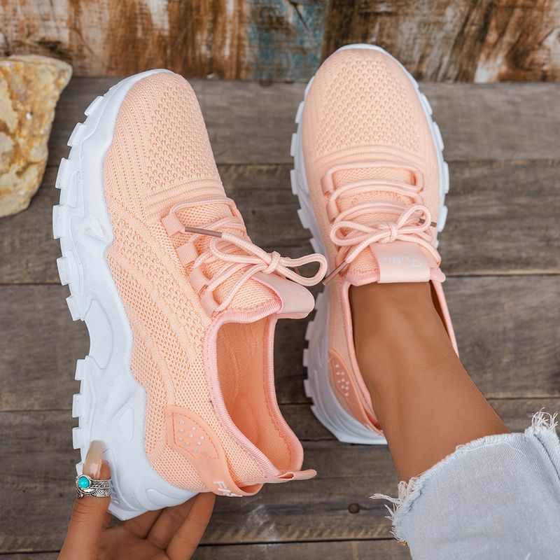 Casual zomer dames veelzijdige dunne ademende sport mesh schoenen dames 43_voghion.com