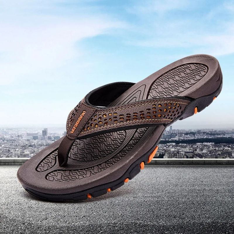Herren-Sommersandalen, übergroße, trendige Outdoor-Strandschuhe, Herren-Flip-Flops_voghion.com