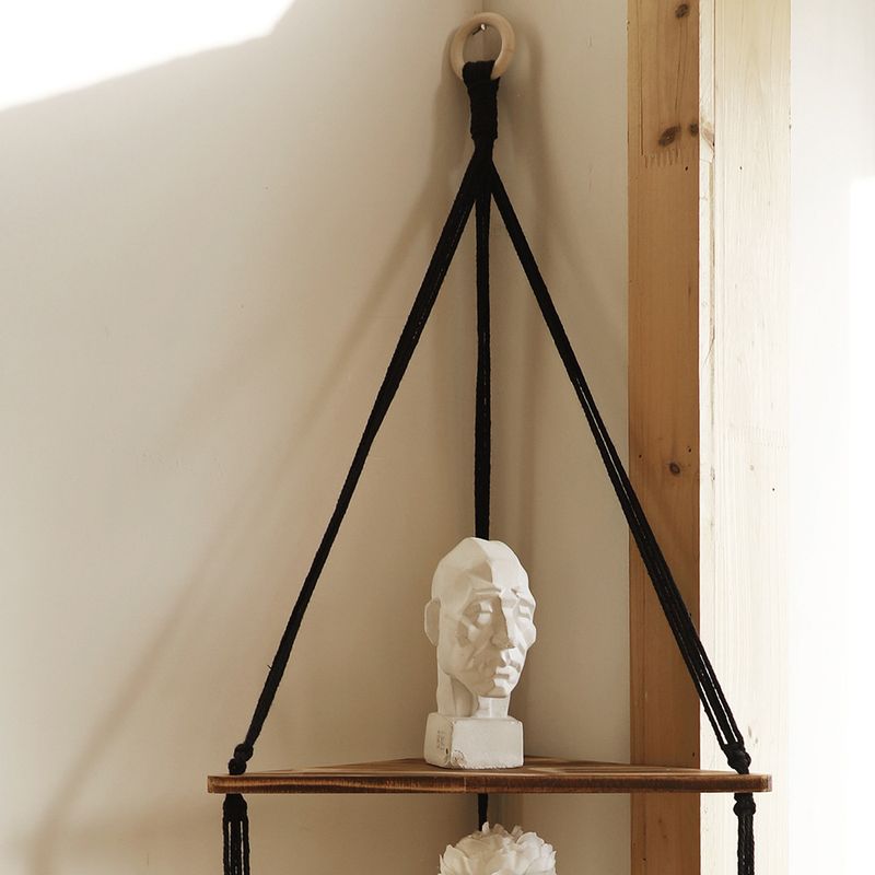 Nuovo pannello di legno triangolare a tre strati intrecciato a mano ornamenti decorazione da parete semplice arredamento per la casa artigianato decorazione all'ingrosso_voghion.com