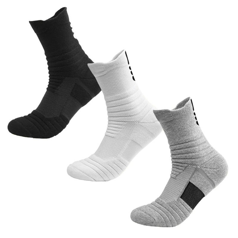 Men's Short Medium And High Tube Thick Thin Towel Bottom Breathable Non Slip Odor Zhuji Running Socks_voghion.com