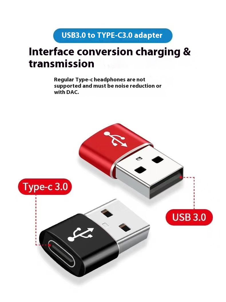 Metalladapter für Musikfestivals, USB-Öffentlichkeits-zu-Typ-C-Adapter aus Aluminiumlegierung_voghion.com