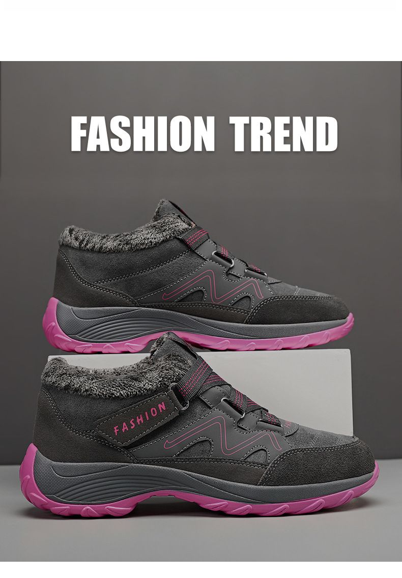 Neue Schneestiefel mit Samt, warm, große, leichte Freizeitschuhe für Damen im Freien_voghion.com