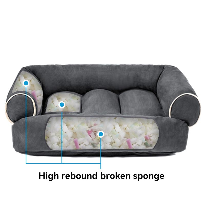 Neu Deer Haut Samt Sofa Herbst Und Winter Tiefen Schlaf Hund Haus Haustier Nest_voghion.com