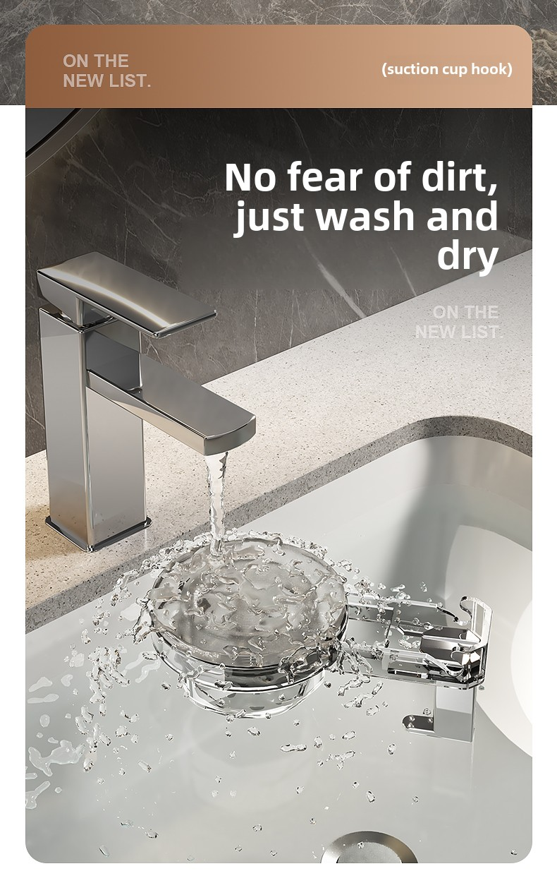 No-Drill Suction Hooks - Multi-Purpose Wall Hanging Solution_voghion.com