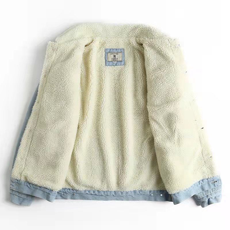 Giacca in denim spesso in pile di lana di agnello, nuova giacca invernale antivento e calda, giacca da coppia, abbigliamento da uomo alla moda_voghion.com