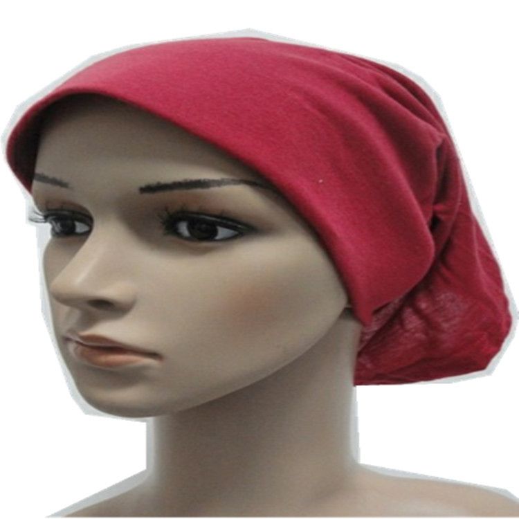 Berretto a tubo foderato in cotone con base a foulard Berretto arabo, asciugamano in garza malese H066_voghion.com