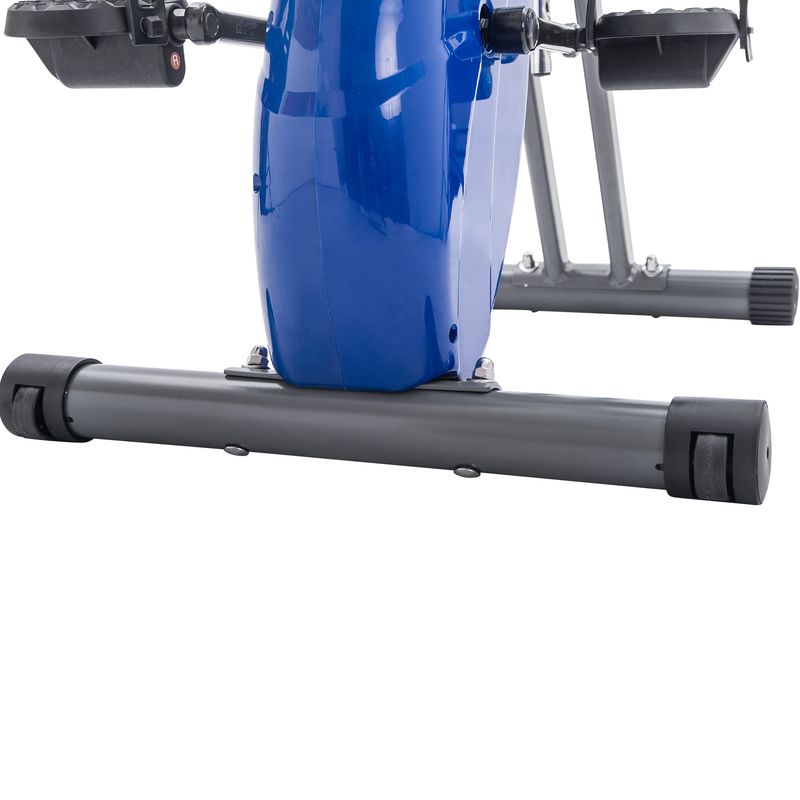 Folding Exercise Bike, Fitness Upright And Recumbent X-Bike With 16-Level Adjustable Resistance, Arm Bands And Backrest_voghion.com