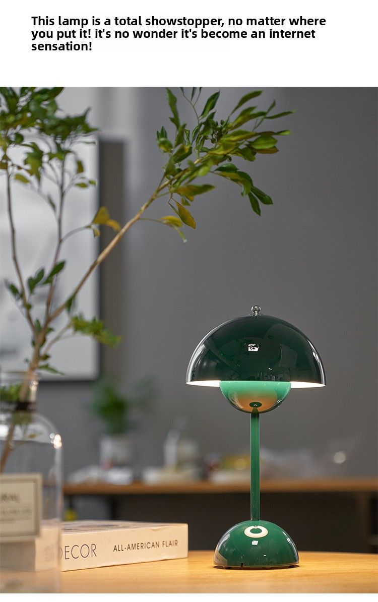 2024 Neue dänische Knospe im amerikanischen Stil, wiederaufladbare Touch-Nordische dekorative Tischlampe_voghion.com