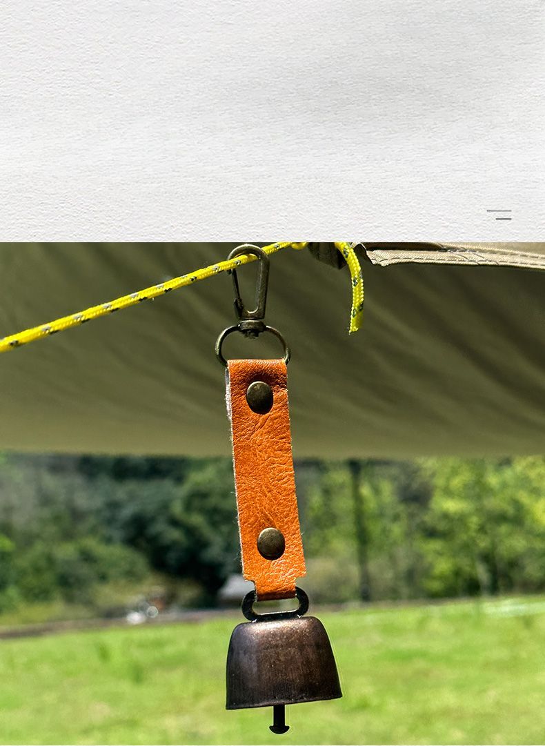 Outdoor Bear Repeent Camping Atmosphere Wind Chime Pendant Accessory Keychain Hiking Reminder Pet Hanging Ornament_voghion.com
