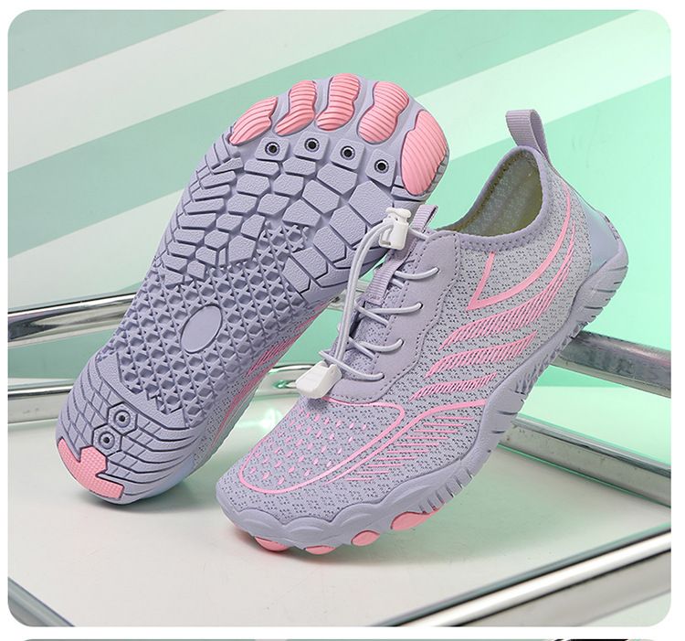 Scarpe da acqua traspiranti per uomo e donna - Scarpe da acqua leggere e ad asciugatura rapida per spiaggia, nuoto, escursionismo, trail running con comoda suola in gomma_voghion.com