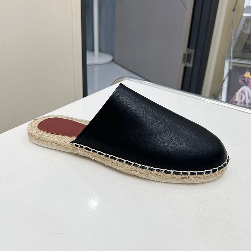 2024 Sommer Neue High Edition Fischerschuhe Halbe Herren Flache Unterseite Kopfloser Cooler Anhänger Mit Fußumwicklung_voghion.com