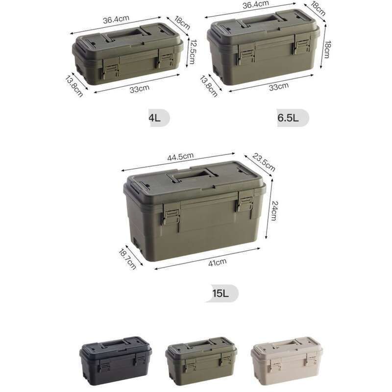 【1545 Personen-Kollektion】 Werkzeugkasten für den Haushalt, Auto-Camping-Wartung, multifunktionaler großer Kunst-Malkasten, für den Außenbereich_voghion.com