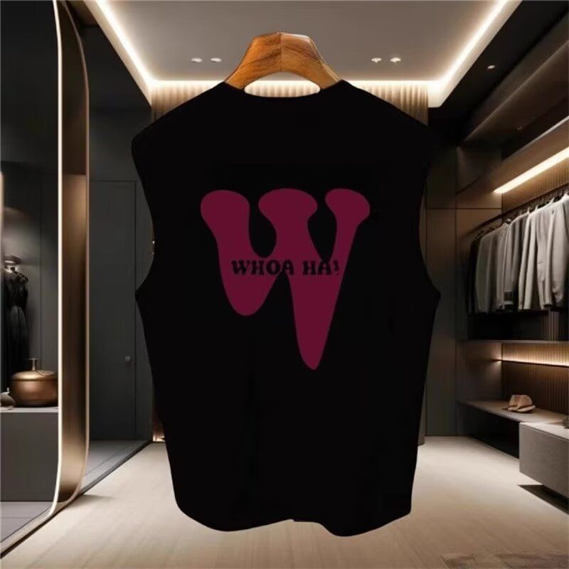 Erkek Giyim Yaz Yeni Trend Marka Yelek Tişört Erkek Trend Günlük Sıcak Satış Baskılı Yelek Spor Kolsuz Sweatshirt Erkek_voghion.com