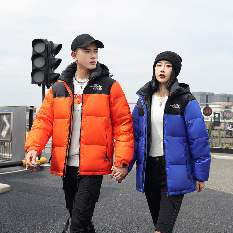 Nuovo piumino da coppia per uomo e donna, cappotto spesso invernale genitore-figlio_voghion.com