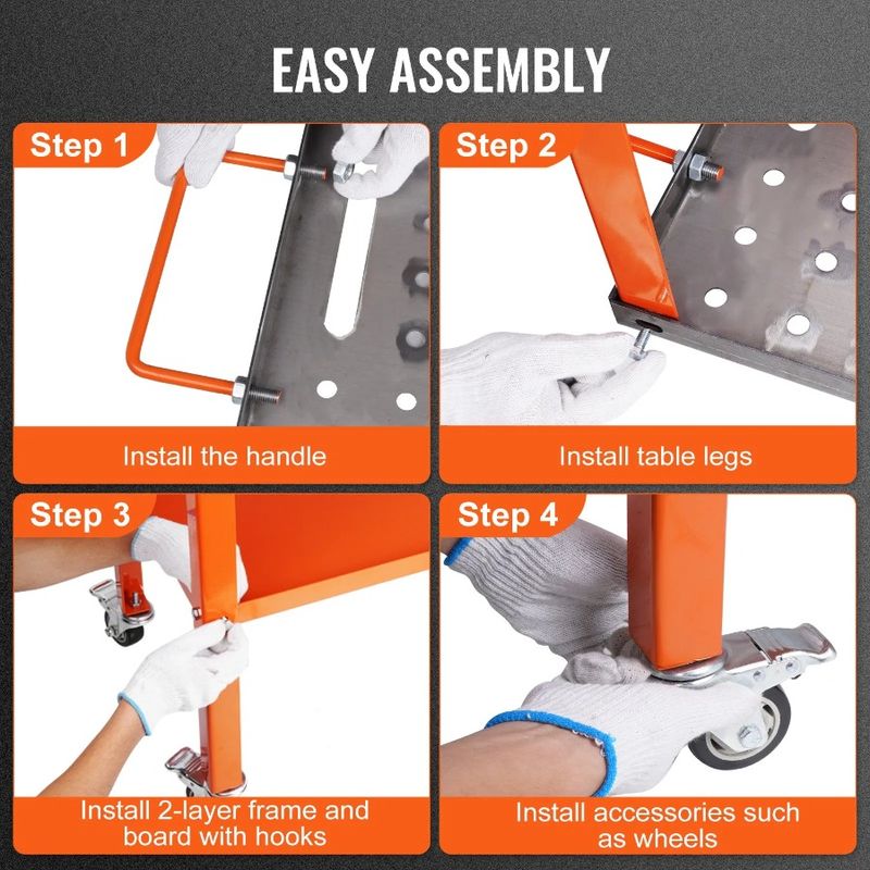 Welding 18 Capacity Table 36 Workbench X 1200lbs Welding Wheels Braking Steel Load With Work Table Bench On Portable Lockable_voghion.com