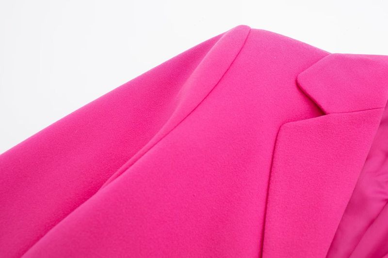 Women's clothing 2024 spring new slim fit fabric suit jacket_voghion.com