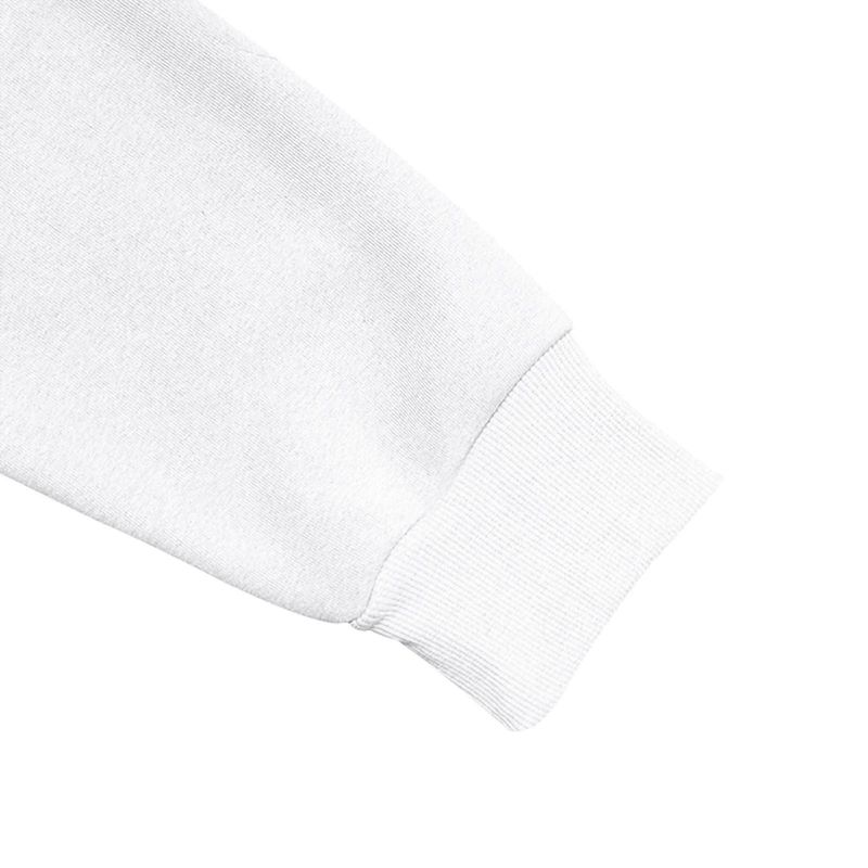 Unisex-Kapuzenpullover mit Fleecefutter und halbem Reißverschluss – Übergroßer passender Pullover für Paare mit Kontrasteinsätzen (Weiß/Marineblau/Schwarz/Hellgrau/Khaki/Burgunderrot, S-XXXL)_voghion.com
