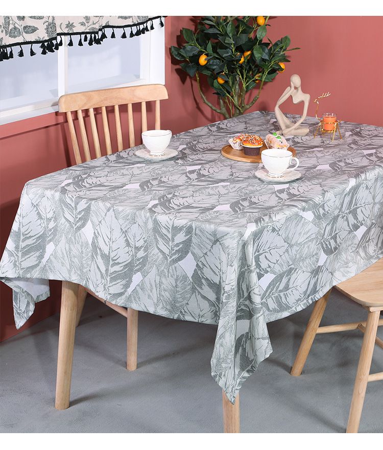 Nappe en polyester – Lavable et infroissable, carrée, pour tables basses et de salle à manger (motif géométrique hexagonal bleu, 100 % polyester)_voghion.com