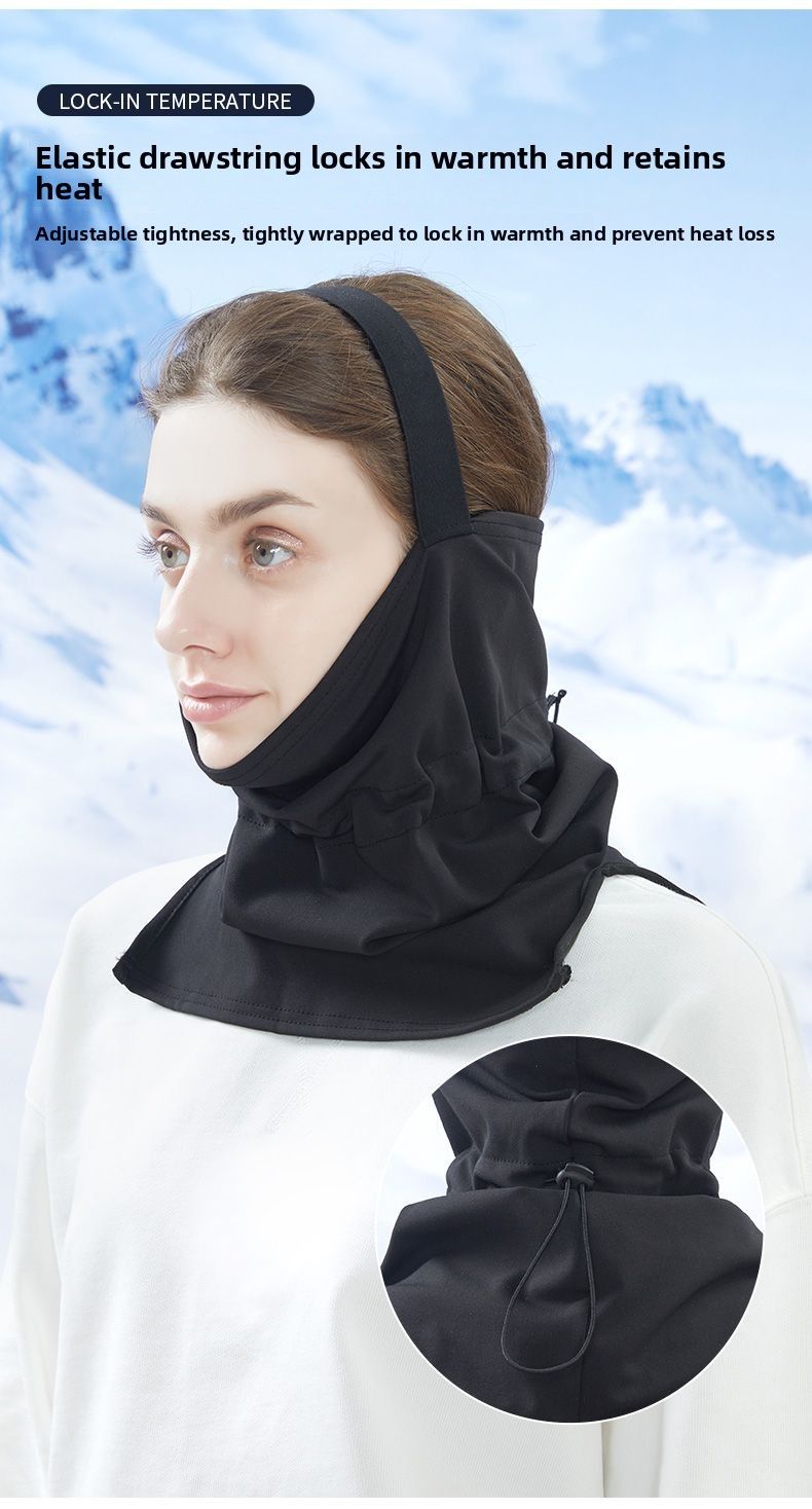 Maschera da sci invernale antifreddo antivento snellente ad asciugatura rapida scaldacollo protezione viso copricapo antivento_voghion.com