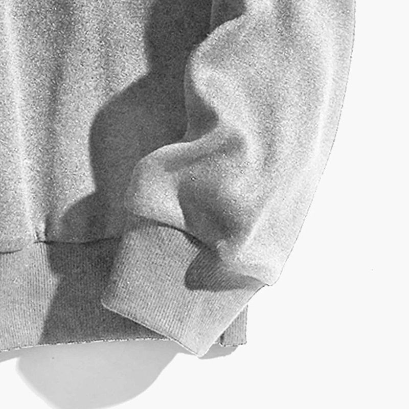 Autumn winter hoodie round neck long sleeved loose and slimming versatile top ins trend_voghion.com