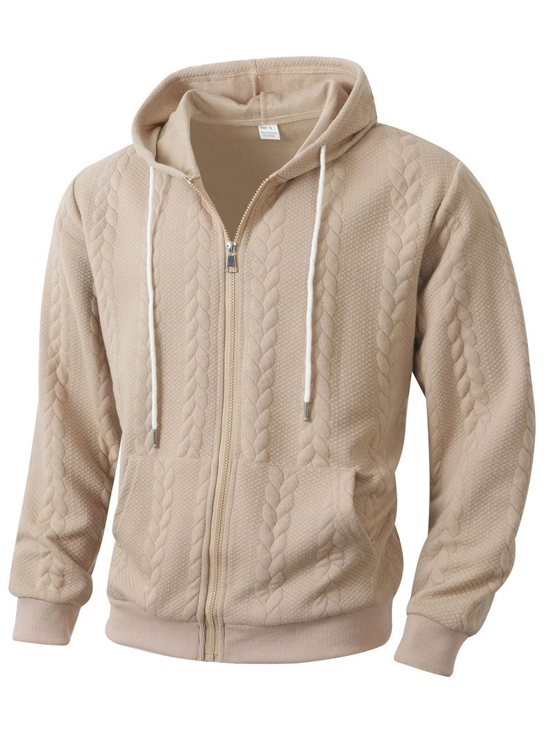 Herren-Hoodie-Sweatshirt mit Stickerei und passender Hose – Lässiges Fleece-Jogging-Outfit für Streetwear und Freizeit_voghion.com