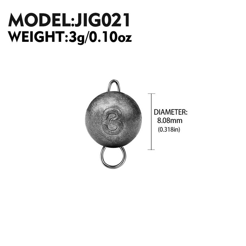 Weighted Round Sinker Quick Crank Hook Lead Block Lure Bait Texas Rig Accessories_voghion.com
