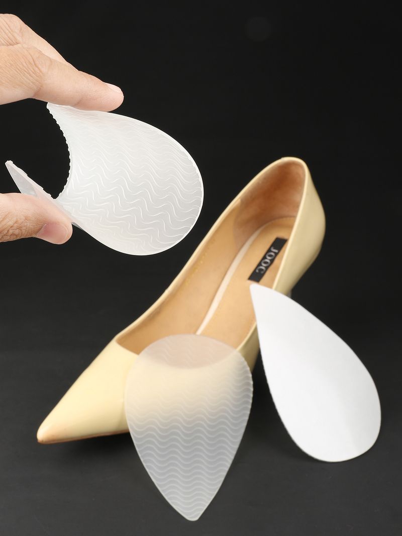 Anti-Slip Pointed Heel Protectors – Non-Skid Rubber Sole Pads For High Heels (12.5x7.5cm, 1.5mm Thick) – Wave & Diamond Patterns_voghion.com