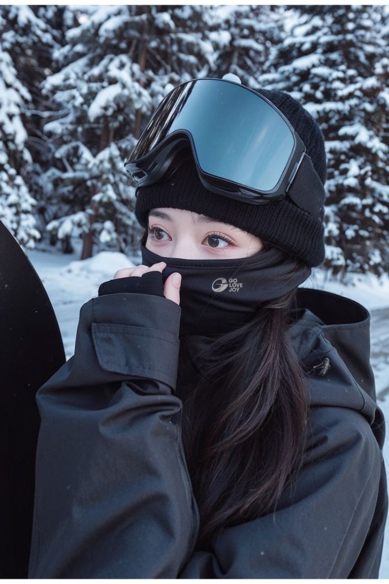 Maschera e passamontagna da sci invernali di alta qualità: foderati in pile, antivento, protezione dal freddo per sci, ciclismo e sport all'aria aperta_voghion.com