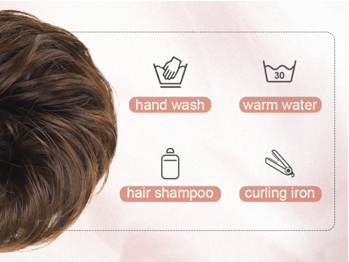 Chignon, Chignon Veri Capelli Umani Al 100% Arruffati Estensione Updo Chignon Riccio Naturale Con Fascia Elastica Chignon Per Donne_voghion.com