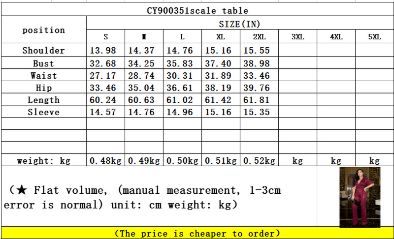 Women's clothing sexy deep v-neck sequined jumpsuit, fashionable sequined party style wide-leg pants for women_voghion.com