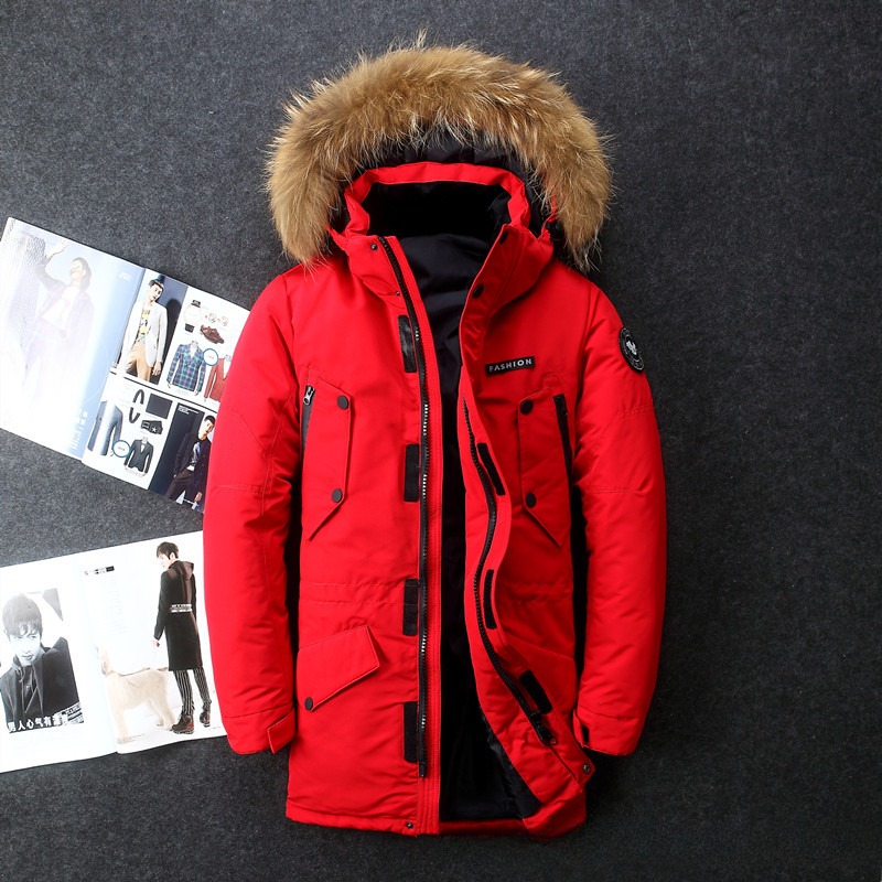 Parka d'hiver pour homme avec capuche amovible en fourrure – Coupe-vent ultra-résistante pour froid extrême (-30 °C), duvet de canard 550 FP (M-XXXL)_voghion.com