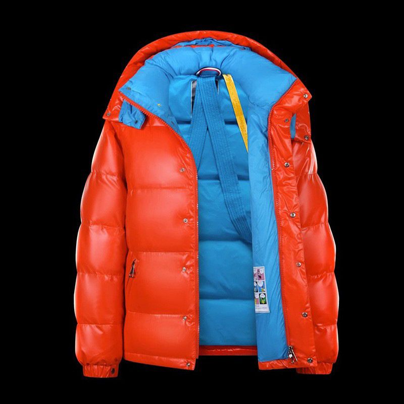 2026 Winter High Quality Fashion Wintercoat Men White Duck Down Pure Color Glossy Waterproof Long Sleeve Thicken Keep Warm Zipper Hooded Down Jacket_voghion.com