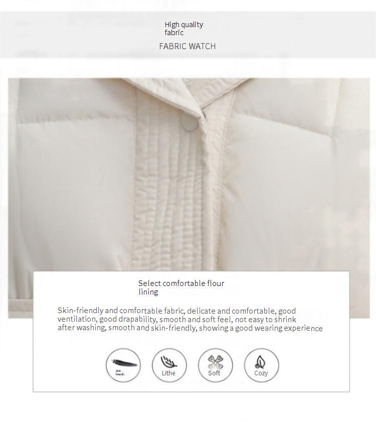 Women's Winter Padded Parka Coat With Hood, Long Quilted Jacket For Cold Weather, Warm Polyester Filling, Plus Size Available_voghion.com