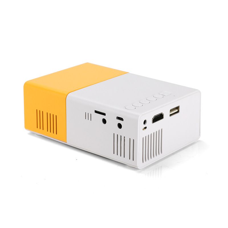 Projection Mini Portable YG300 Small Yellow Machine HD Home Recommended Projector_voghion.com