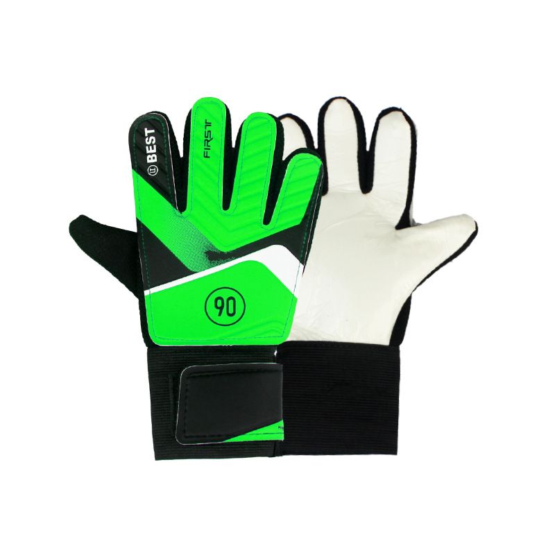 Kinder Fußball Latex Torwarthandschuhe Handschutz Antikollision_voghion.com