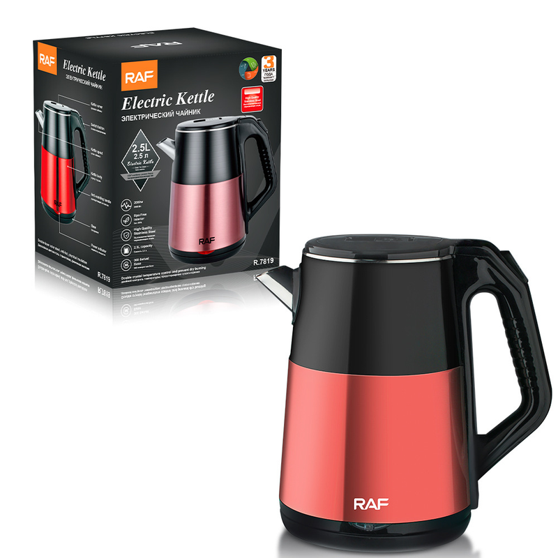 RAF European Standard Cross border Stainless Steel 2.5L Electric Automatic Large Capacity Multifunctional Kettle_voghion.com