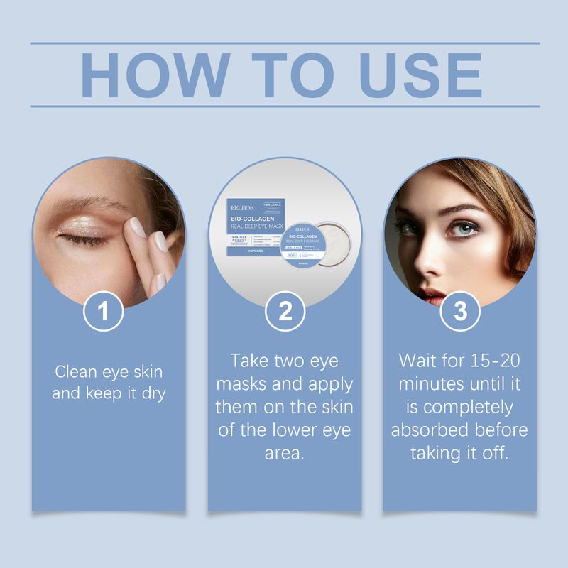 EELHOE Collagen Eye Mask, Skin Moisturizing And Hydrating Patch Skin Care Eye Mask_voghion.com