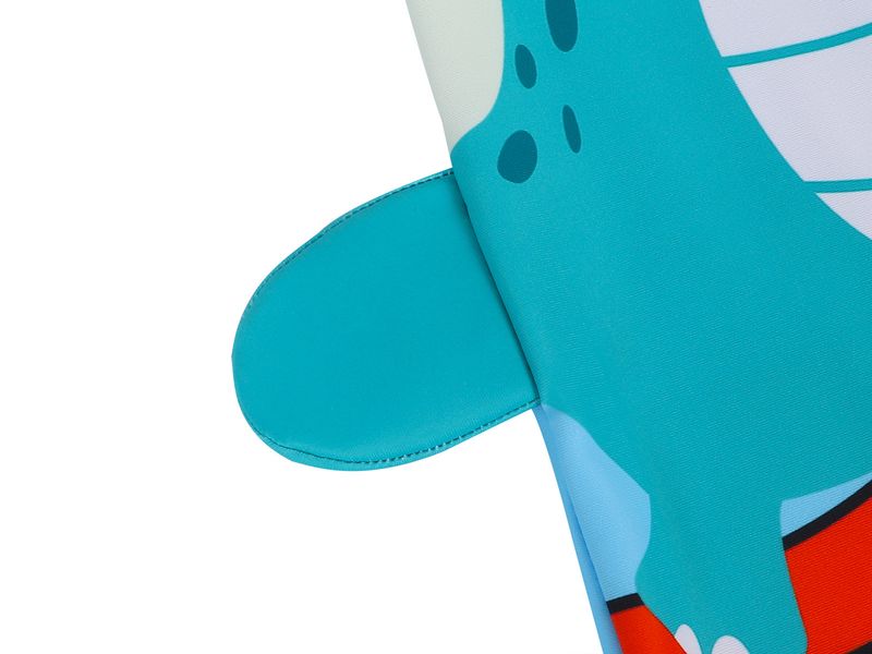 Mother & Kids summer children's clothing dinosaur print one-piece hooded swimsuit quick-drying breathable beach sunscreen baby swimsuit_voghion.com