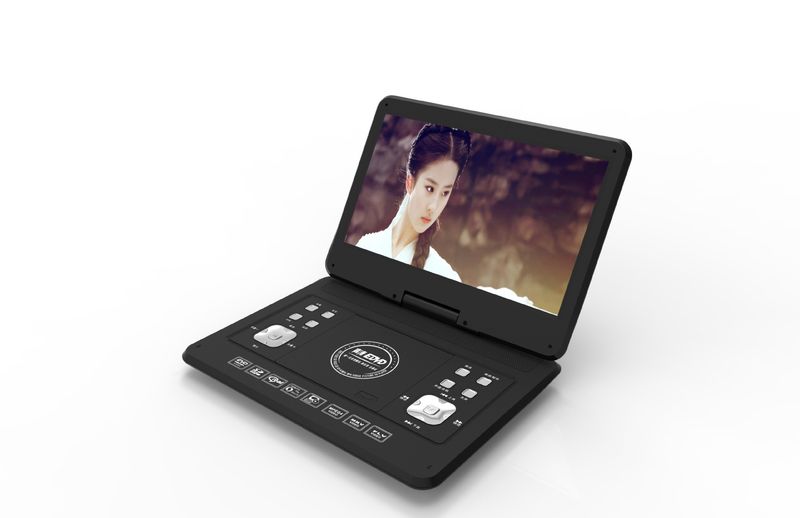 Engelsk mobil DVD HD-CD-spelare, stor skärm roterbar bärbar_voghion.com