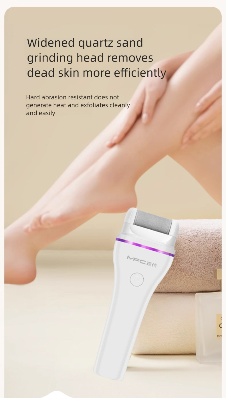 Lime électrique rechargeable pour enlever les callosités et les peaux mortes des talons, appareil de soins des pieds à usage domestique_voghion.com
