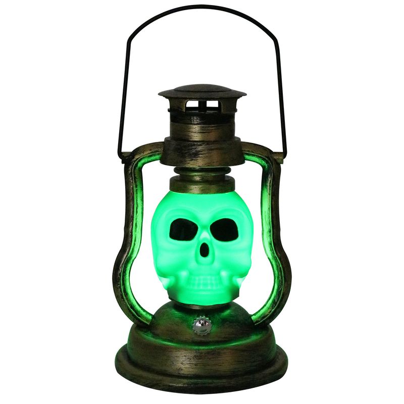 Cross Border Skull Pumpkin Lantern Halloween Battery Lantern Outdoor Garden Camping LED Portable Kerosene Lamp_voghion.com