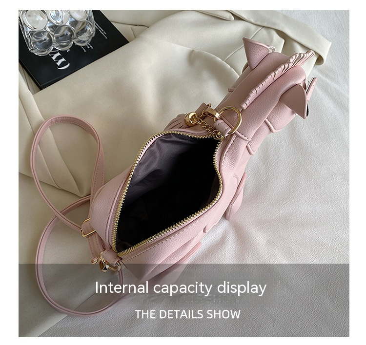 Design alla moda da donna, bambola carina, personalità divertente, marchio trendy, forma cartoon monospalla, borsa a tracolla in pony_voghion.com