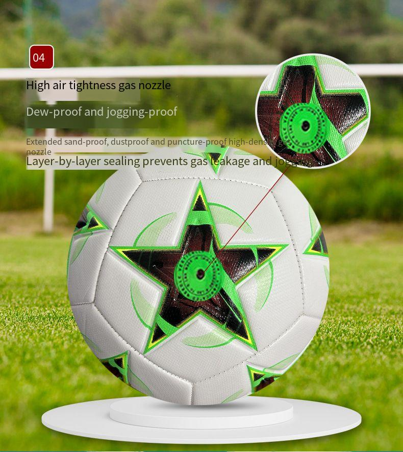 Balón de fútbol talla 5 para adultos y jóvenes, de entrenamiento, talla 5, resistente al desgaste, para entrenamiento profesional, de competición, para niños._voghion.com