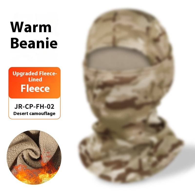 Camouflage Balaclava Face Mask For Outdoor Activities - Windproof, Sun Protection, Quick-Dry, Fleece-Lined Options Available_voghion.com