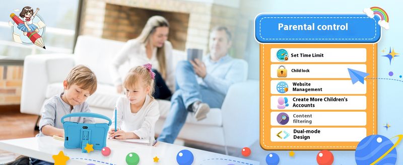 Android 7-Zoll-Android-Kinder-Tablet mit IPS-Display – Sicheres Lernen und unterhaltsame Unterhaltung für Kinder_voghion.com