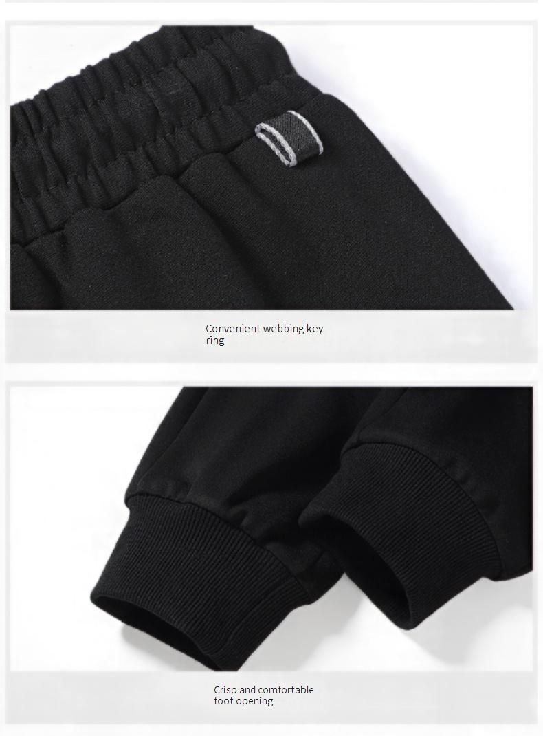 Pantaloni da jogging casual in stile coreano da uomo - Elastico in vita, tinta unita, vestibilità ampia e gamba dritta per streetwear e tempo libero (taglie dalla L alla 6XL)_voghion.com