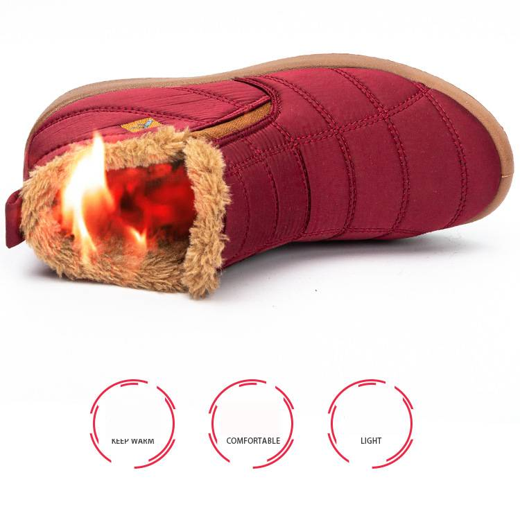 Scarponi da sci in cotone, scarpe invernali da donna, nuovi stili, alti, caldi e spessi, stivali da neve in velluto, grandi dimensioni, in tessuto ombrella_voghion.com