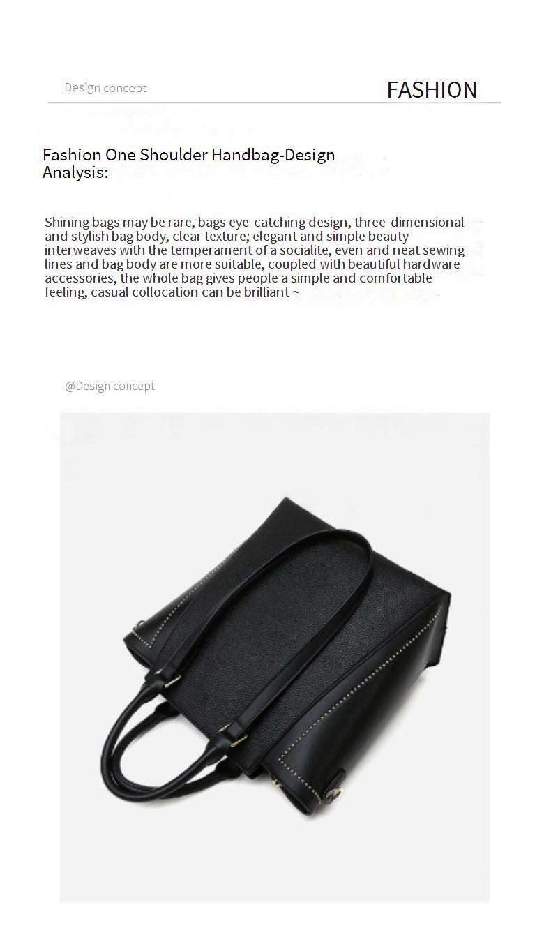 LEMON KOKO Large Tote Bag For Women, Stylish & Spacious PU Handbag With Detachable Strap, Multiple Pockets For Work, Travel & Daily Commute (Black)_voghion.com