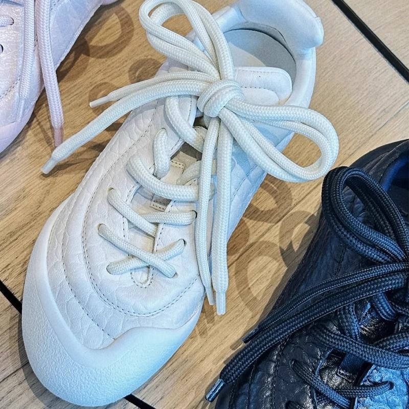 2025 New Women's Casual Sports Thick Soled, Height Increasing, Dad Versatile, White Shoes, Lace Up, Ugly, Cute, Trendy_voghion.com