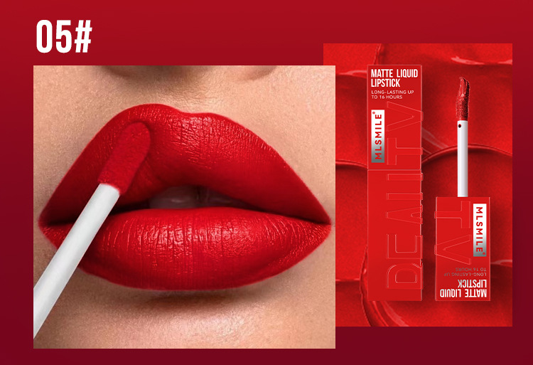 6-Color Velvet Matte Lip Gloss, Non Stick To Cup Lip Gloss, Matte, Waterproof, Long-Lasting, and not easy to fade lipstick_voghion.com
